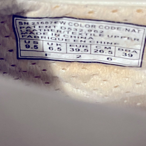 Skechers Active Bikers Luxe Off White Lace Z Strap Mary Jane Shoes Women's 9.5 - Picture 6 of 16